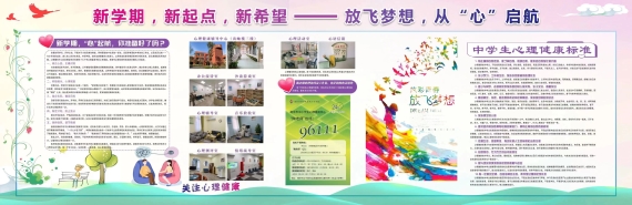 2022-2023新学期心育宣传栏